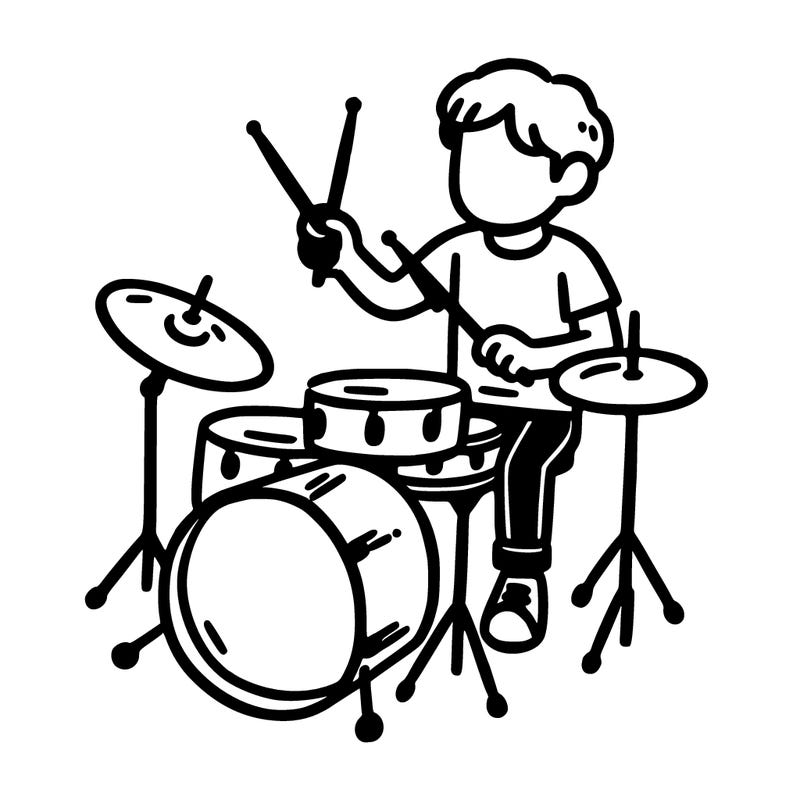 person playing drums