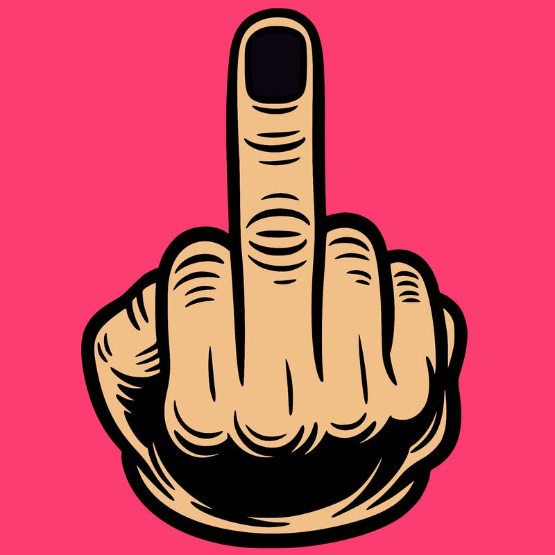 middle finger
