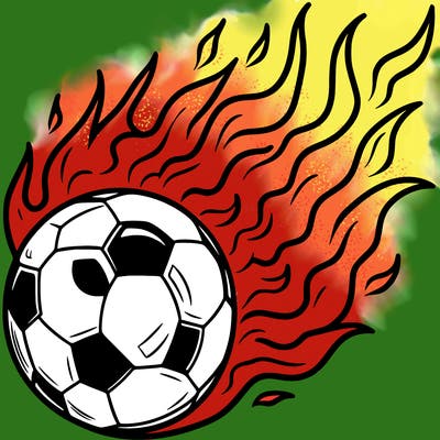 fire soccer ball