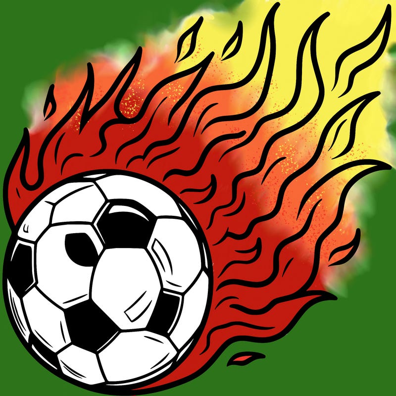 fire soccer ball