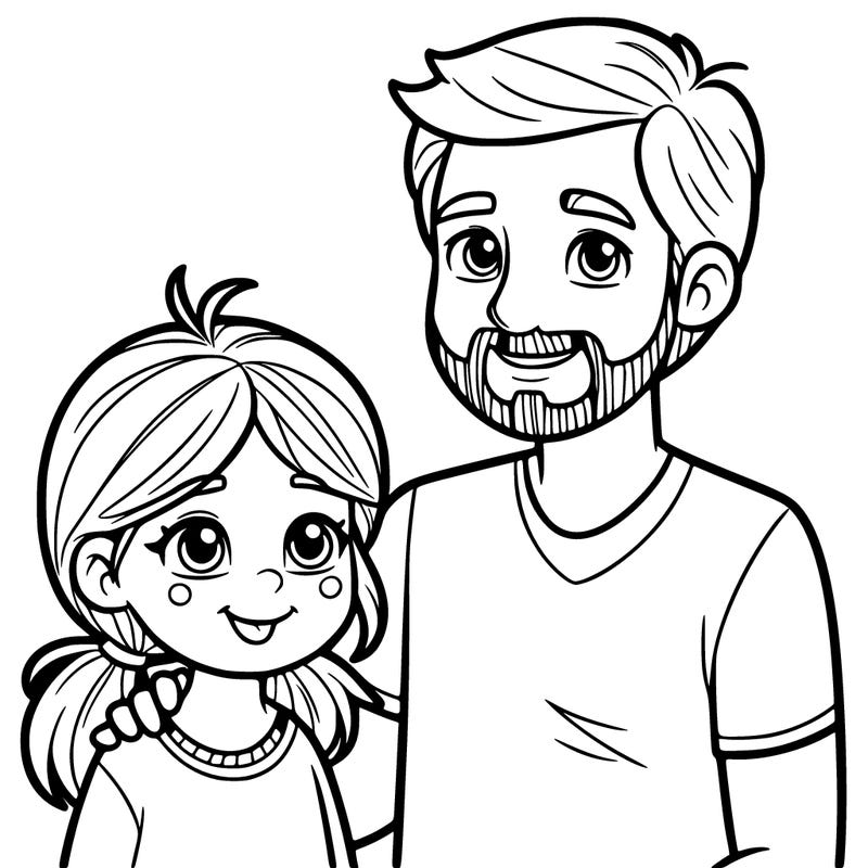 dad with his daughter