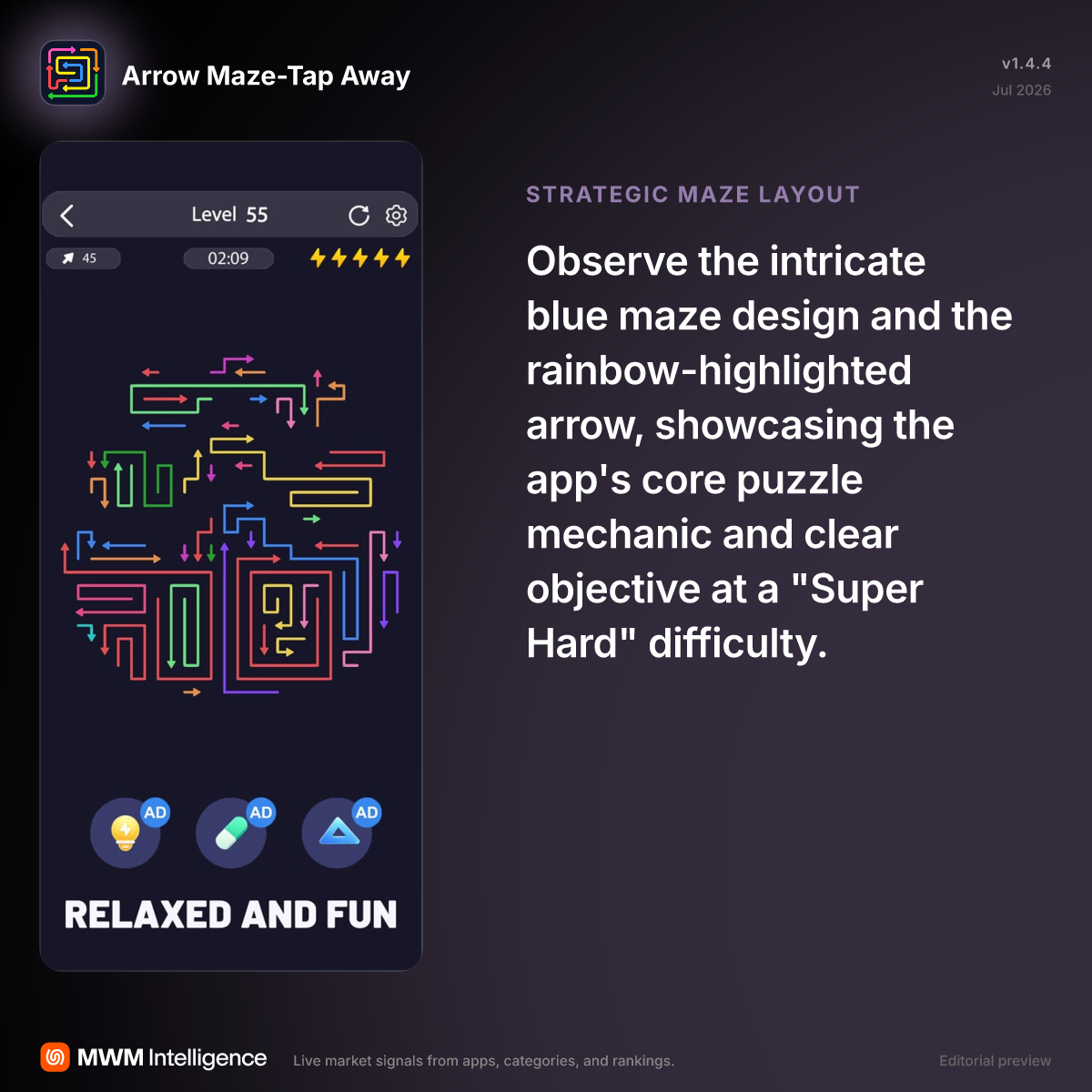 Arrow Maze-Tap Away - Games App | MWM