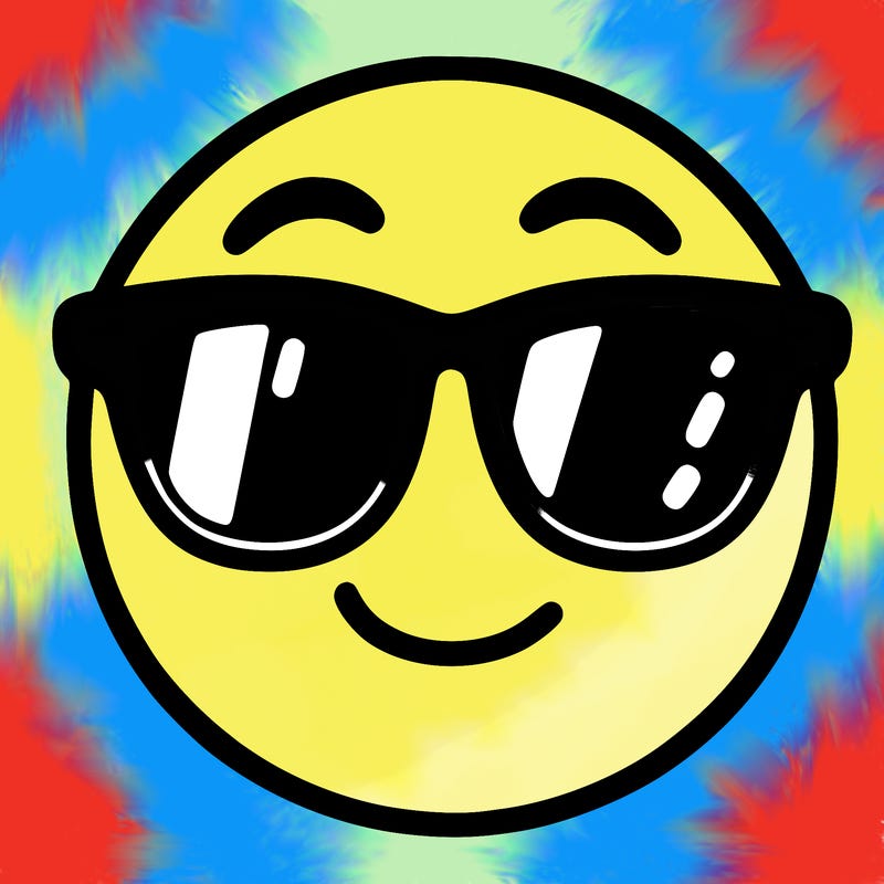 emoji with sunglasses