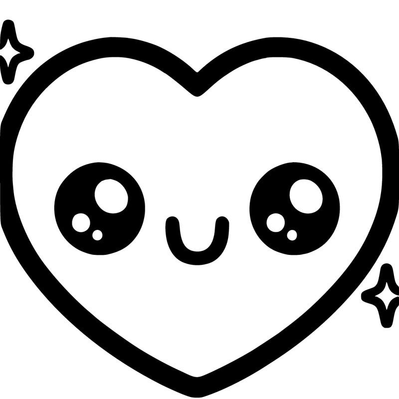 simple heart no face