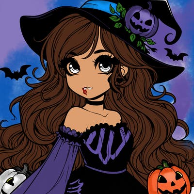 realistic girl halloween
