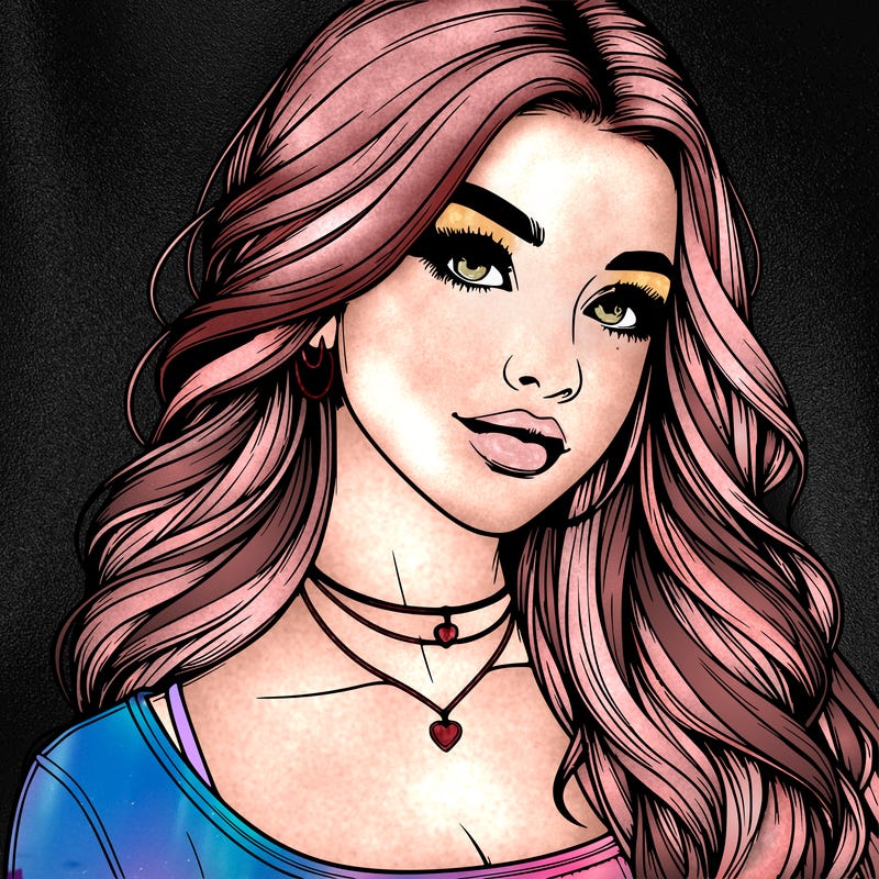 detailed realistic girl