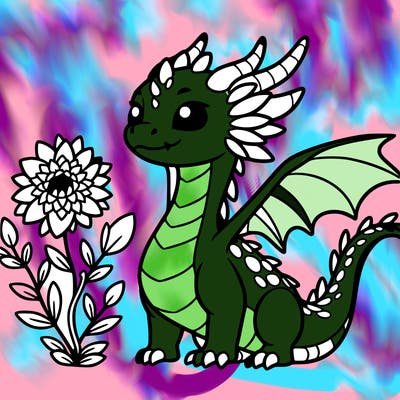 flower dragon