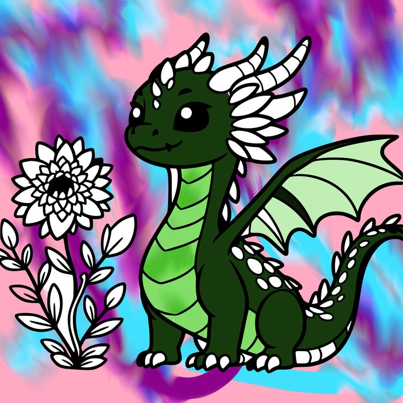 flower dragon
