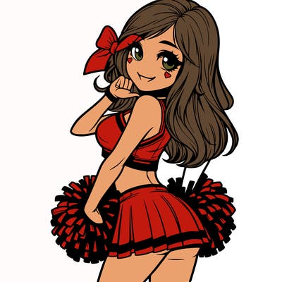 realistic cheerleader