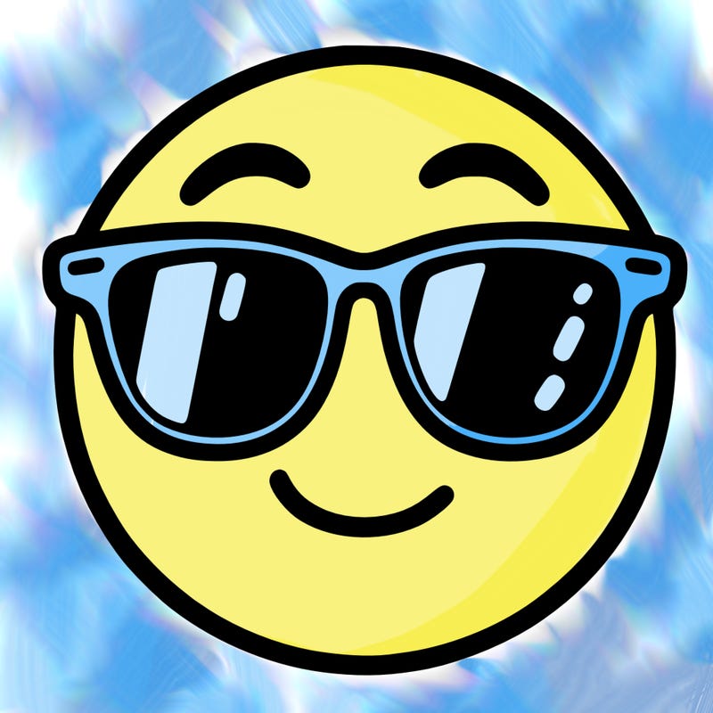 emoji with sunglasses