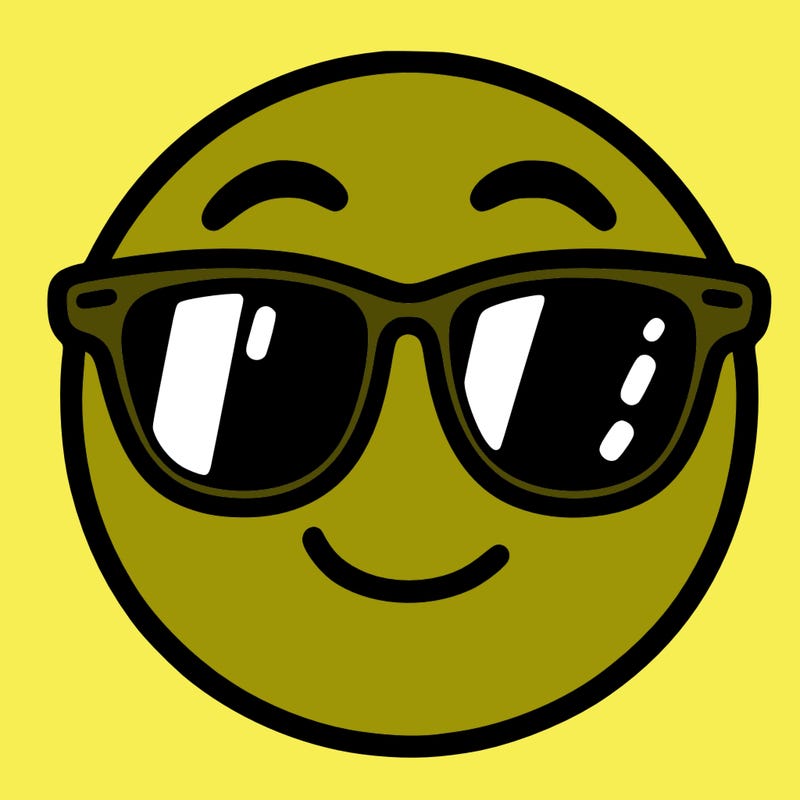 emoji with sunglasses