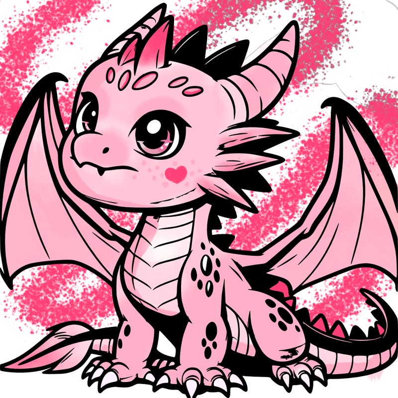 fierce baby night dragon