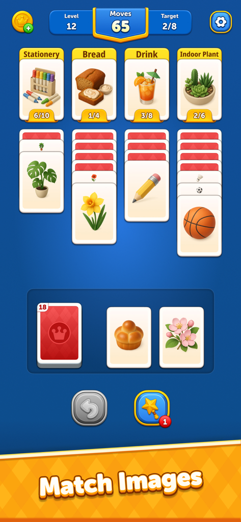 Word Match: Card Solitaire | Satisfying Word & Card Sorting Puzzles