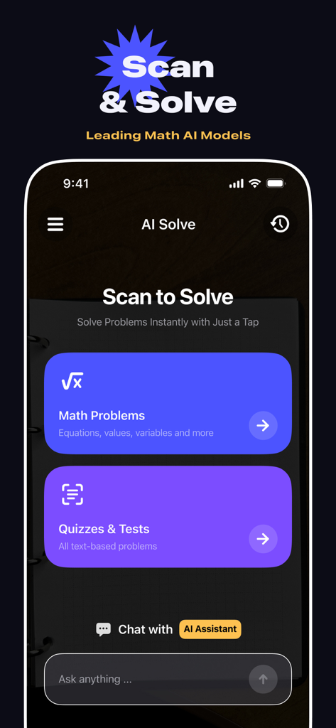 AI Solve Math Homework Helper - Education App | MWM