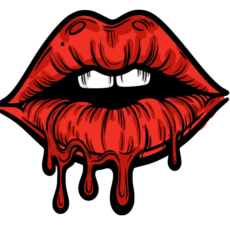 lips that look realistic and drip