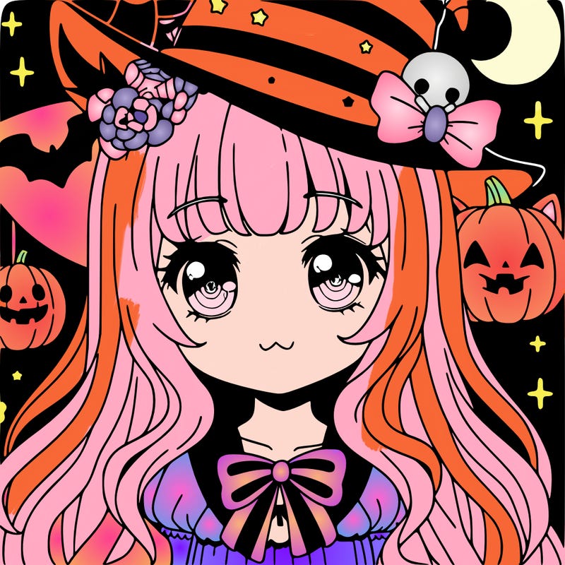 halloween anime cute