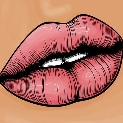 realistic lips