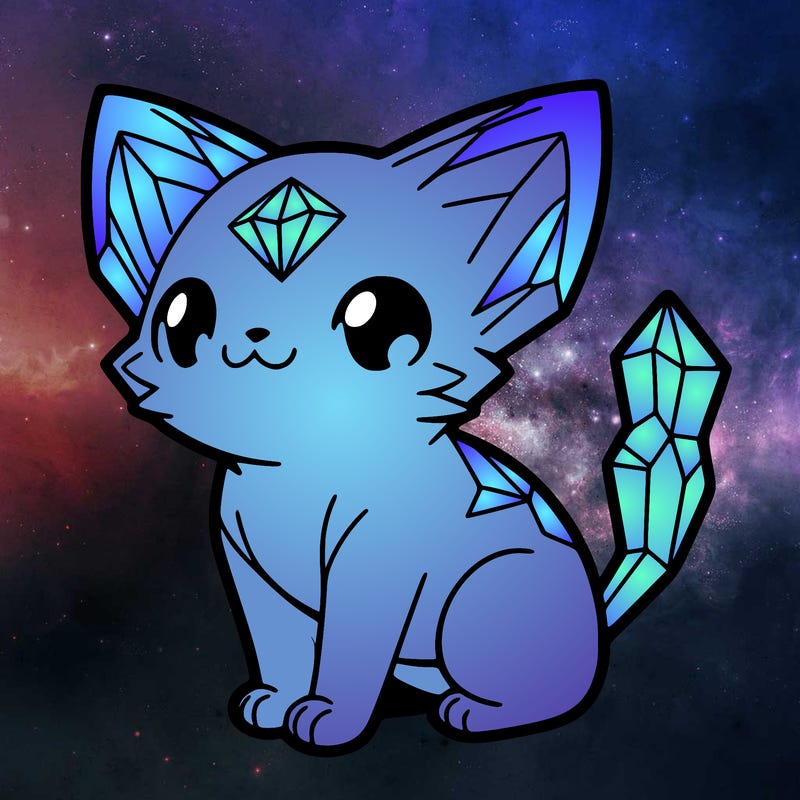 crystal kitten