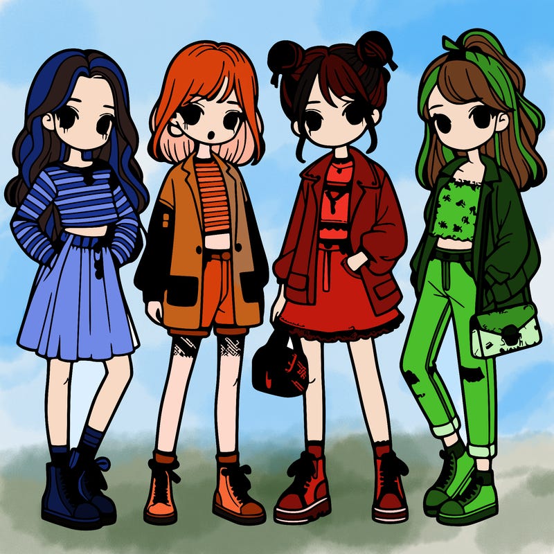 girls with fashion