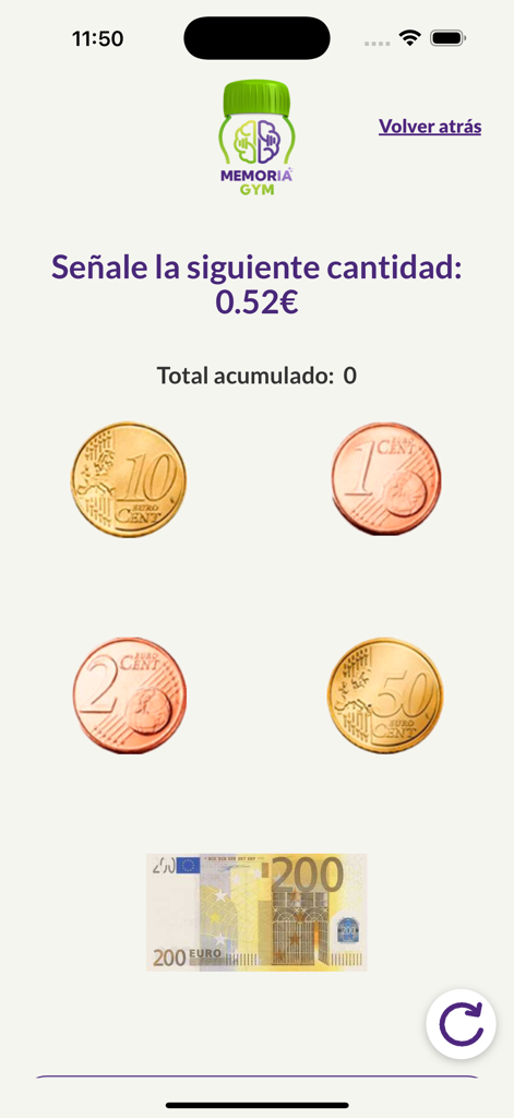 MemorIA GYM - Screenshot of a mental logic and calculation exercise in the MemorIA GYM app