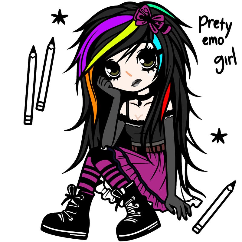 pretty emo girl