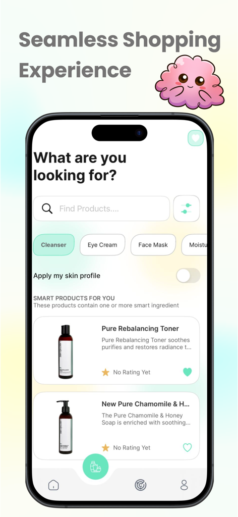 Skin Smart: Smart Beauty - 스킨 스마트 모바일 앱의 스킨케어 제품 마켓플레이스