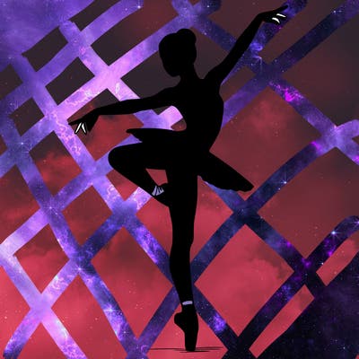 realistic person doing ballet