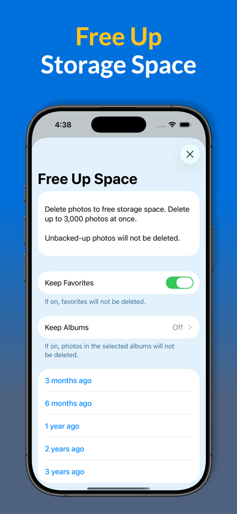 Photos Backup for NAS - NASサーバーに既にバックアップされた写真を削除してデバイスストレージを管理するためのモバイルインターフェース