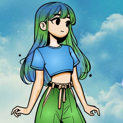 girl in a cute crop top