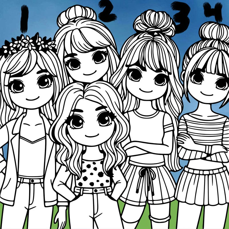 5 girls best friends