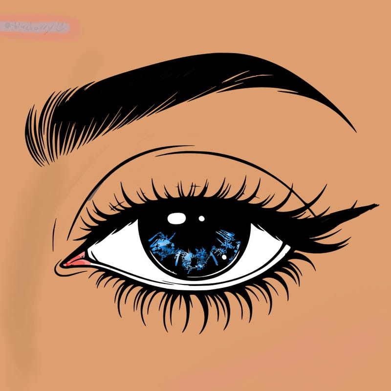 eye closed realistic