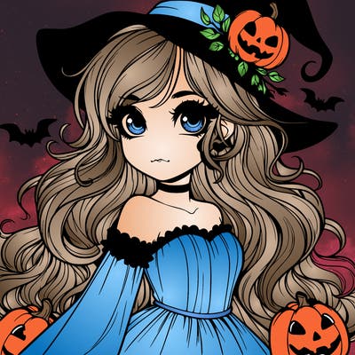 realistic girl halloween
