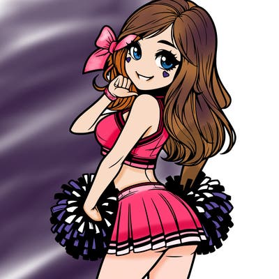 realistic cheerleader