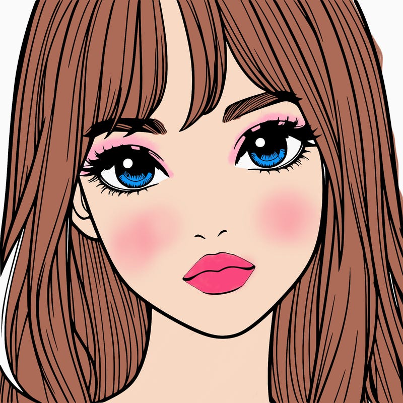 a realistic girl who is looking at you like she knows she in the screen