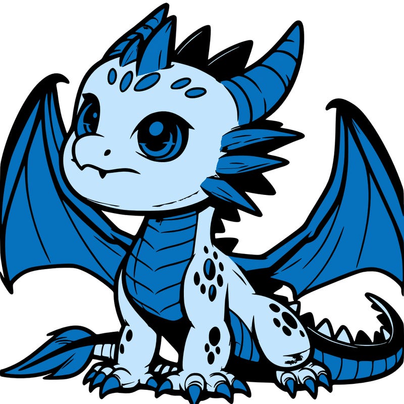 fierce baby night dragon