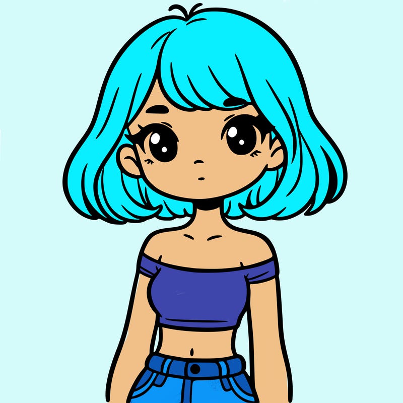 girl in a cute crop top