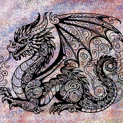 detailed dragon