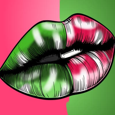 realistic lips