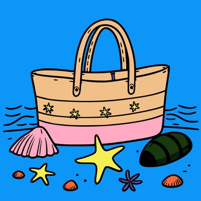a beach bag