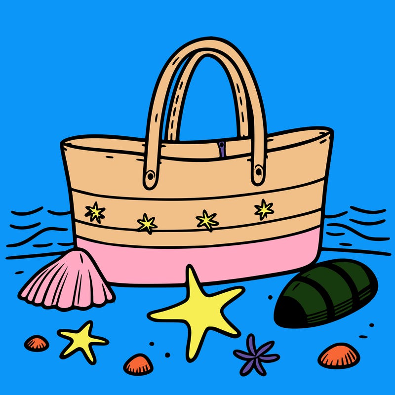 a beach bag