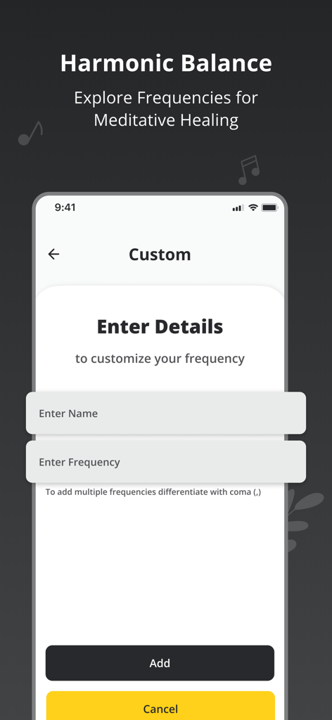 RIFE Frequency Amplifier - RIFE周波数アンプアプリでパーソナライズされた瞑想のためにカスタム周波数を追加。