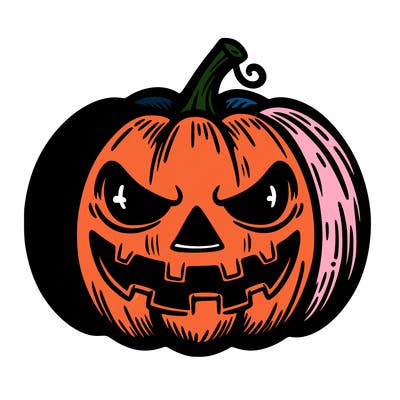 spooky pumpkin