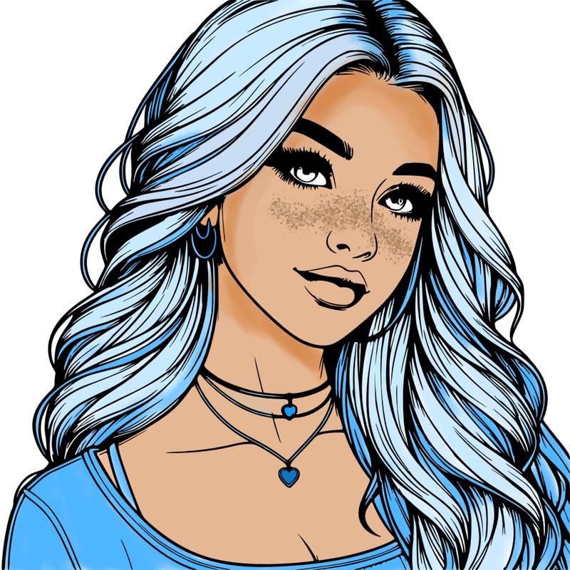 detailed realistic girl