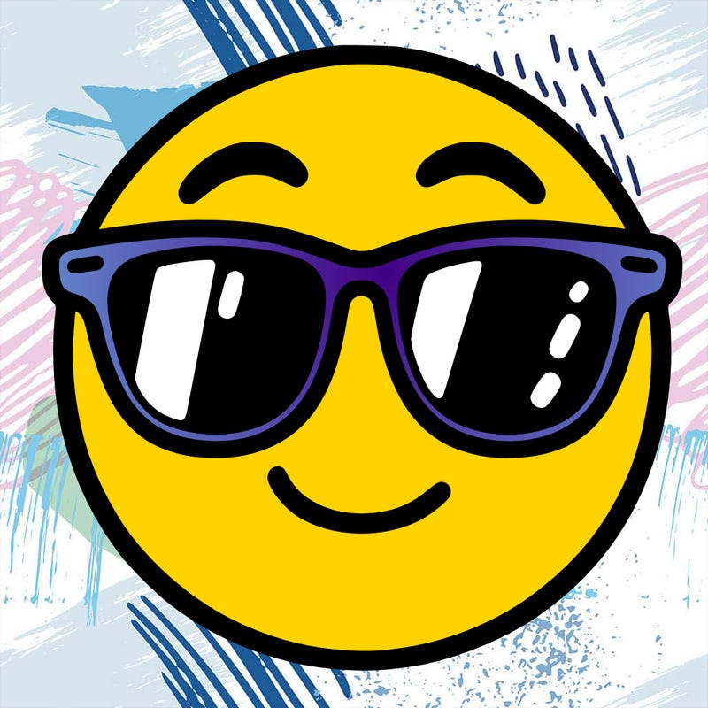emoji with sunglasses
