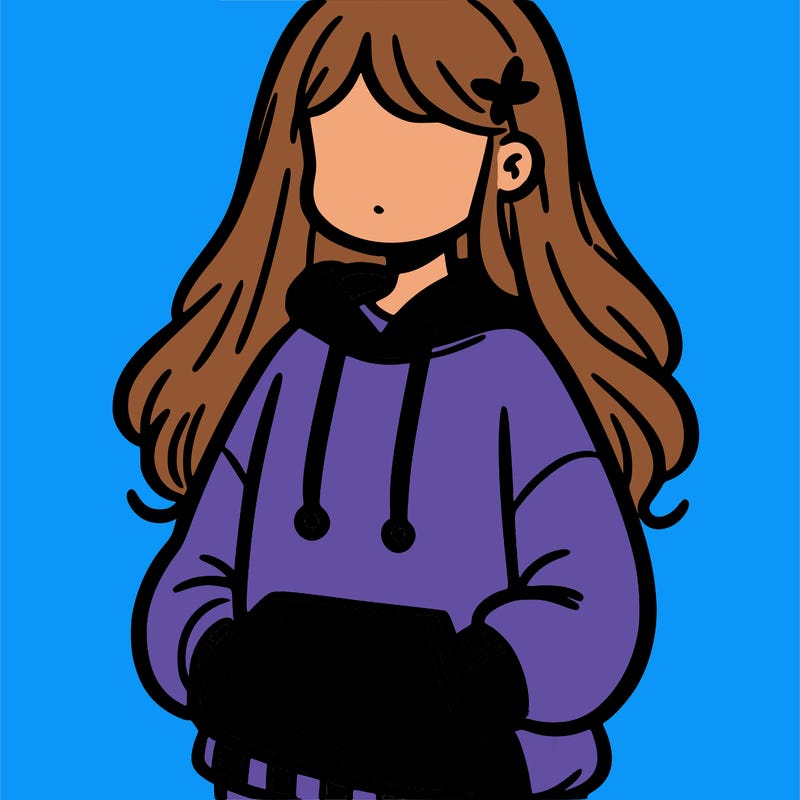 girl in sweatshirt
