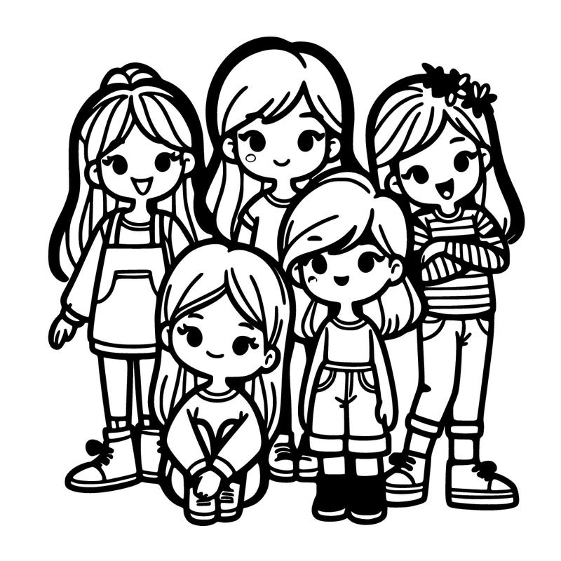 5 girls