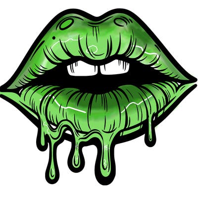 lips that look realistic and drip