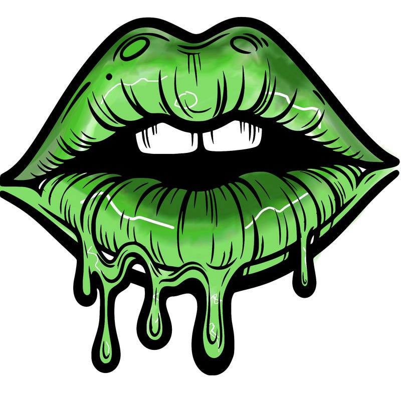 lips that look realistic and drip