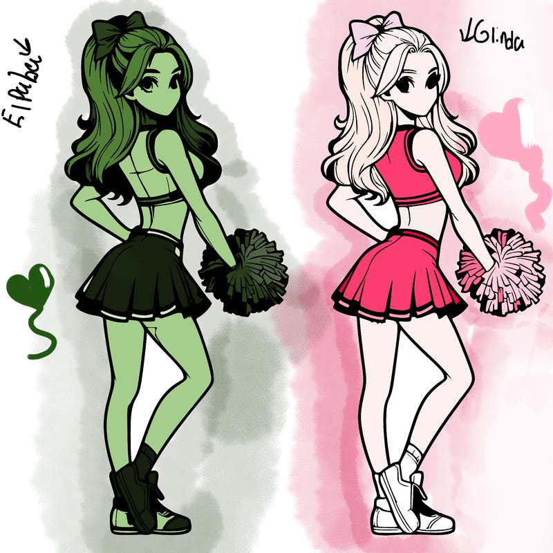 realistic cheerleader