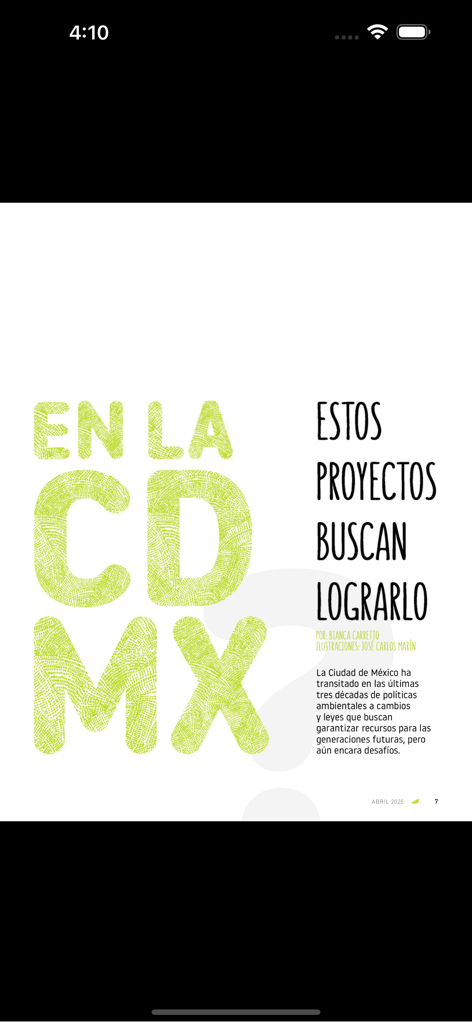 Chilango - Una página de artículo editorial de la aplicación de la revista Chilango con contenido sobre la Ciudad de México.